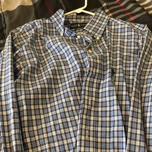 Blue Checkered Ralph Lauren Button-Down